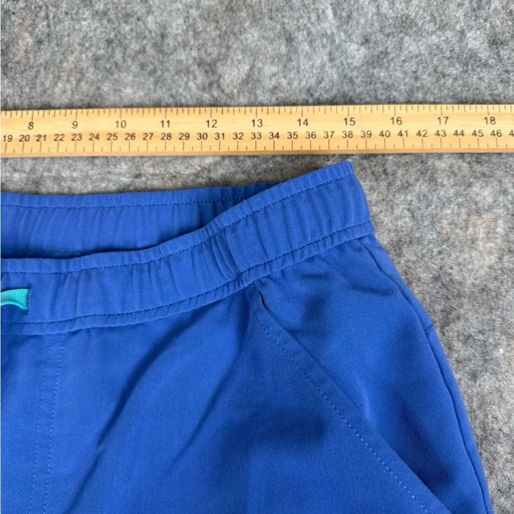 Figs Men M Tansen Jogger‎ Scrub Pants Solid Blue Drawstring Stretch Pockets